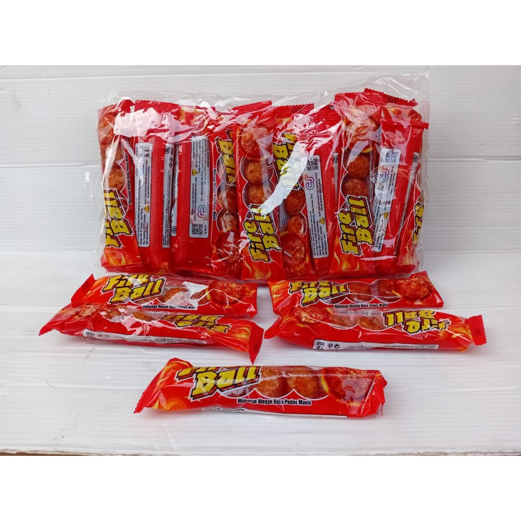 

C&J SNACK FIRE BALL/CAMILAN BASO PEDAS VIRAL ISI 30