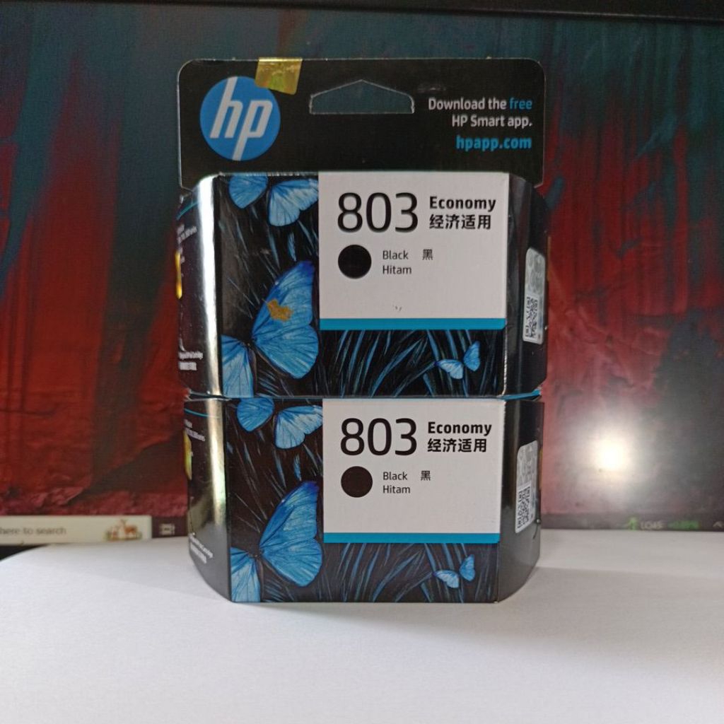 tinta hp 803 black.FOR Printer : HP DESKJET 1111, 1112, 2131, 2132