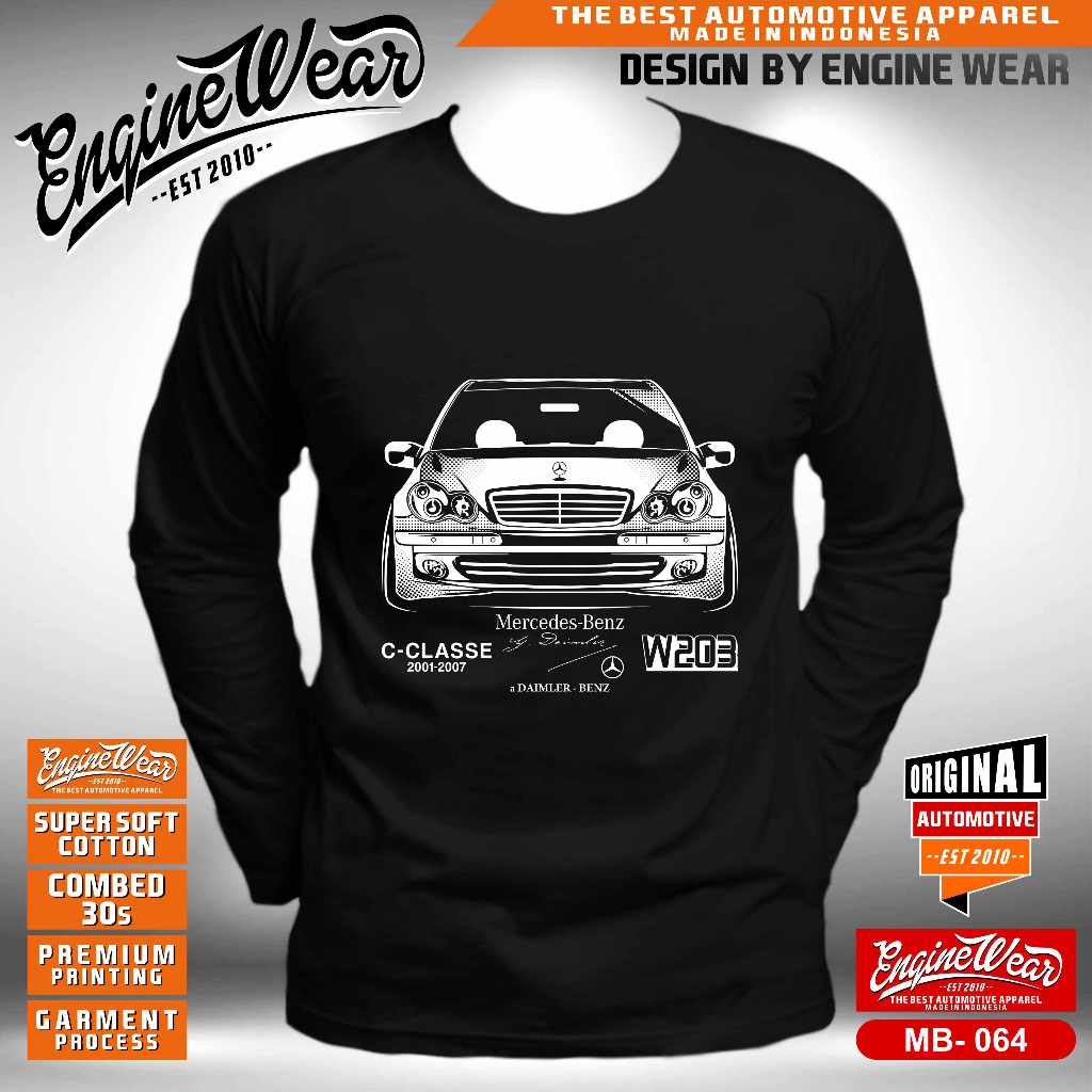 kaos mercedes benz W203 W123 W124 W202 W204 W210 W211 W212 W140 kaos baju tshirt mobil mercy w203 rs