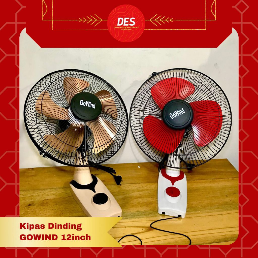 GOWIND KIPAS ANGIN DINDING 12"