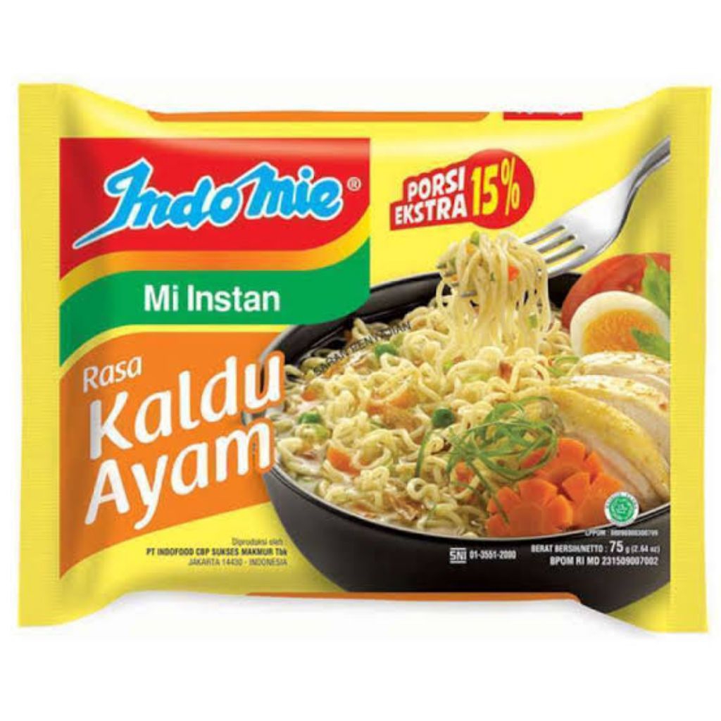 

Indomie Kaldu Ayam | Mie Instan Kaldu Ayam 75gr