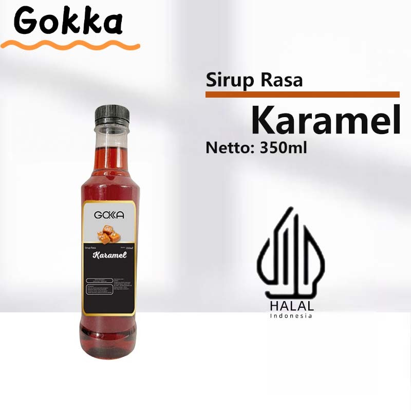 

GOKKA Sirup Minuman Rasa Karamel 350ml Syrup / Karamel Srup / Sirup Karamel