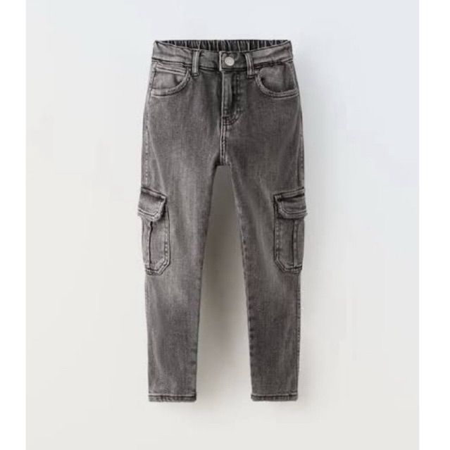 ZARA Cargo Jeans size 7-8y