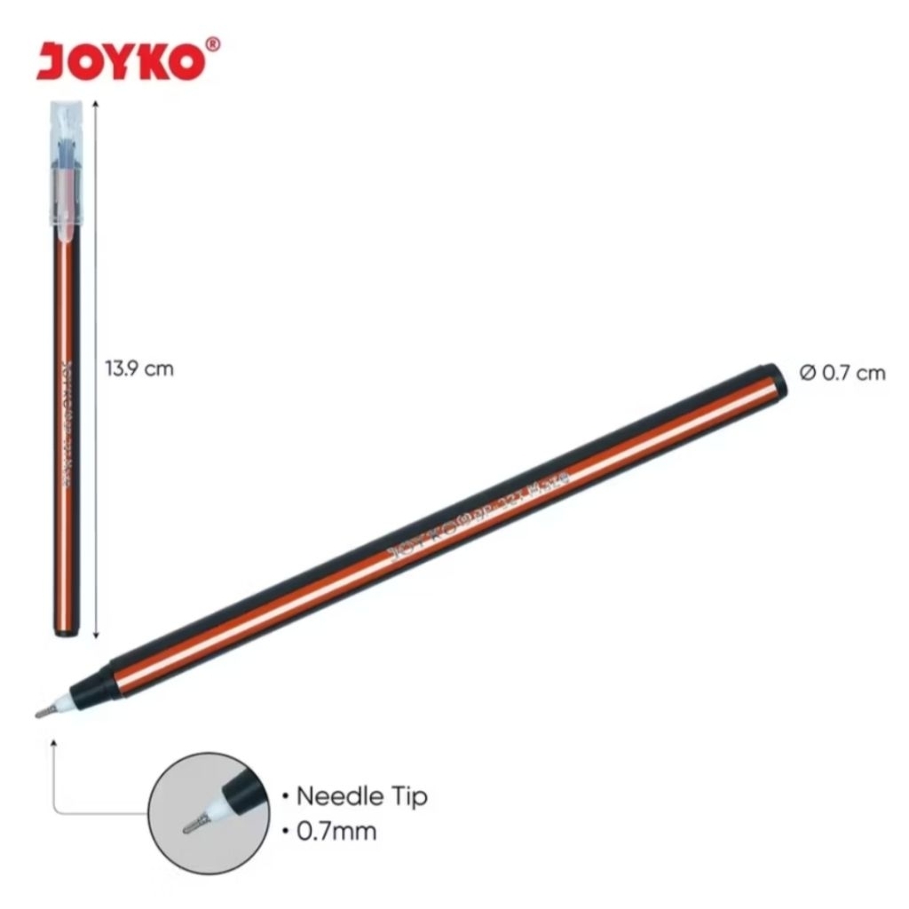 

Pulpen Joyko 0.7mm HITAM