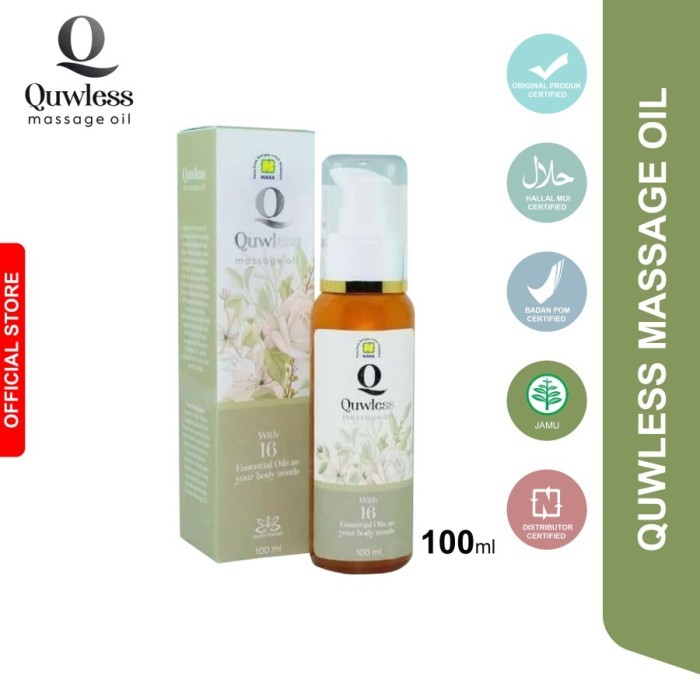 Quwless Massage Oil 100ml-QULMIGO NASA (MINYAK PIJAT)
