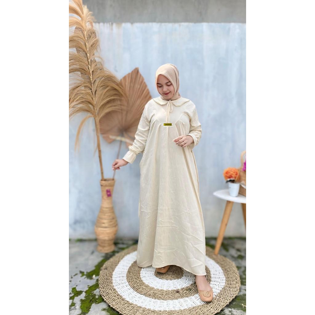 LAURA DRESS // GAMIS WANITA POLOLINEN PREMIUM