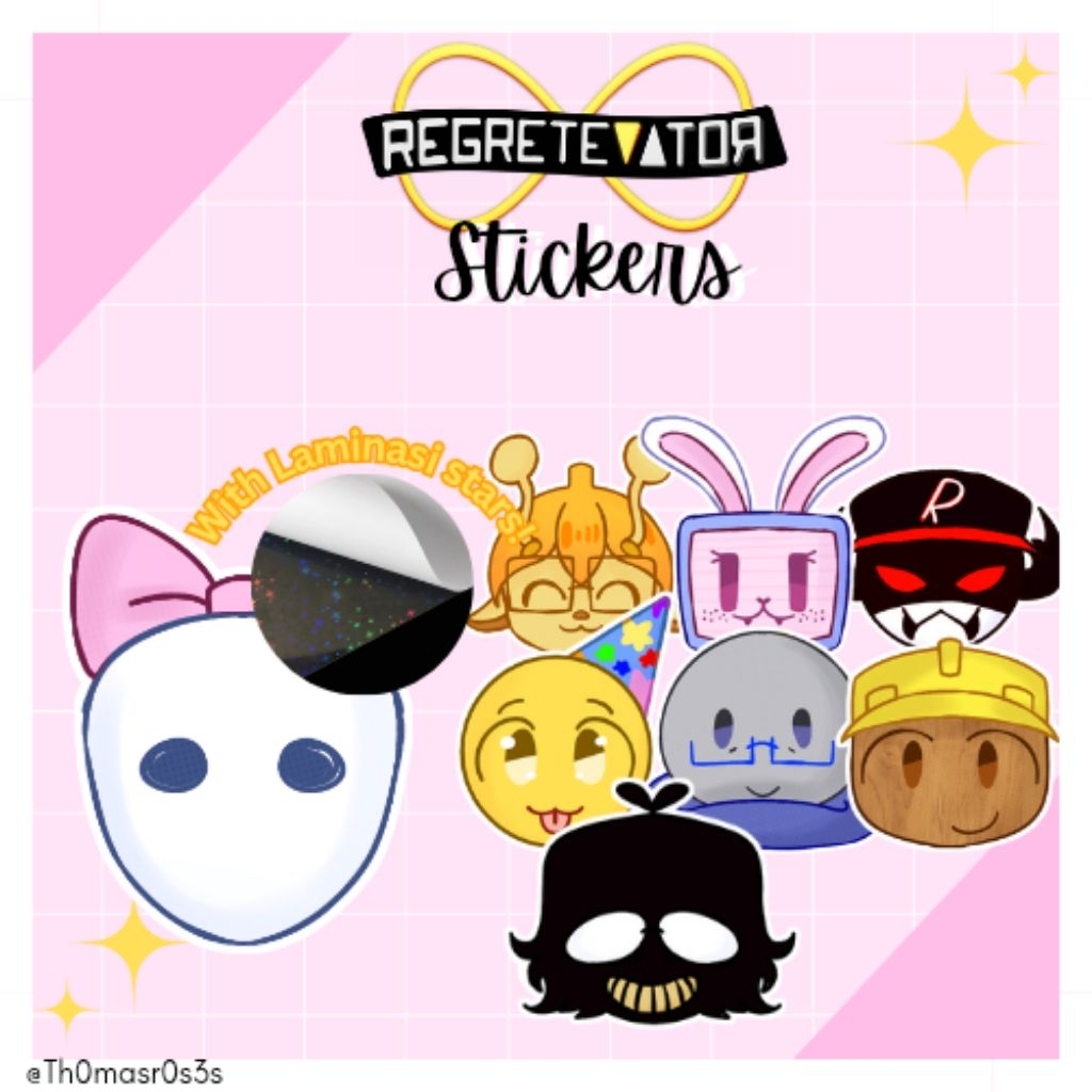 

[OPEN] Roblox REGRETEVATOR Vinyl stickers