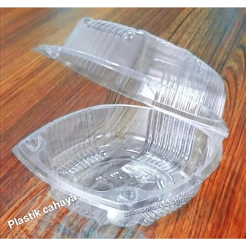 Mika Kemasan Burger / Mika Burger Isi 50 pcs/Mika Donat / Mika Hamburger / M...