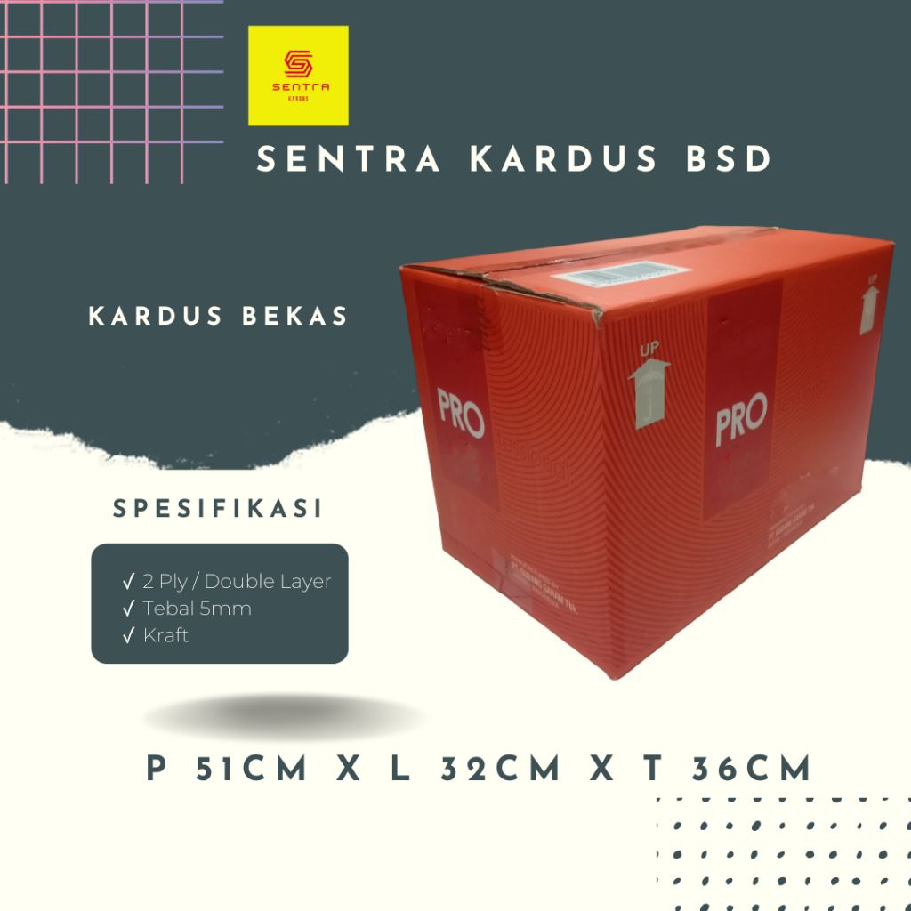 

Kardus Besar /Jumbo Untuk Packing / Pindahan P51 x L32 x T36 Merah