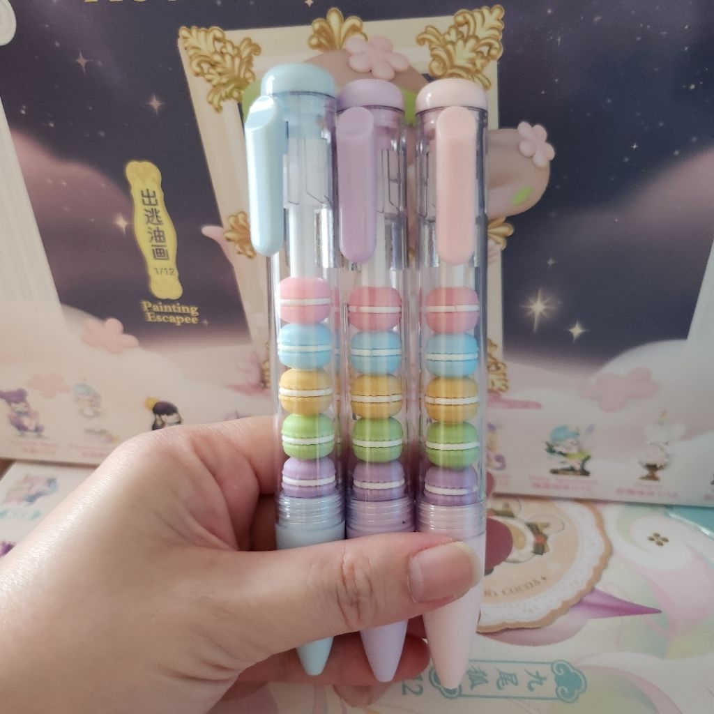 

Pena Macaron Warna Warni Pastel Pen ATK Alat Tulis