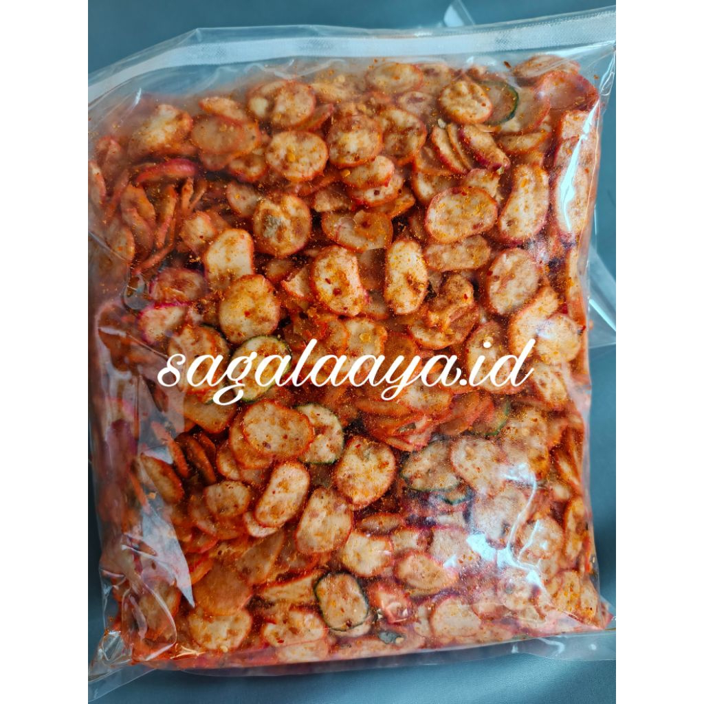 

seblak kemplang ektra pedas daun jeruk isi 1 kg