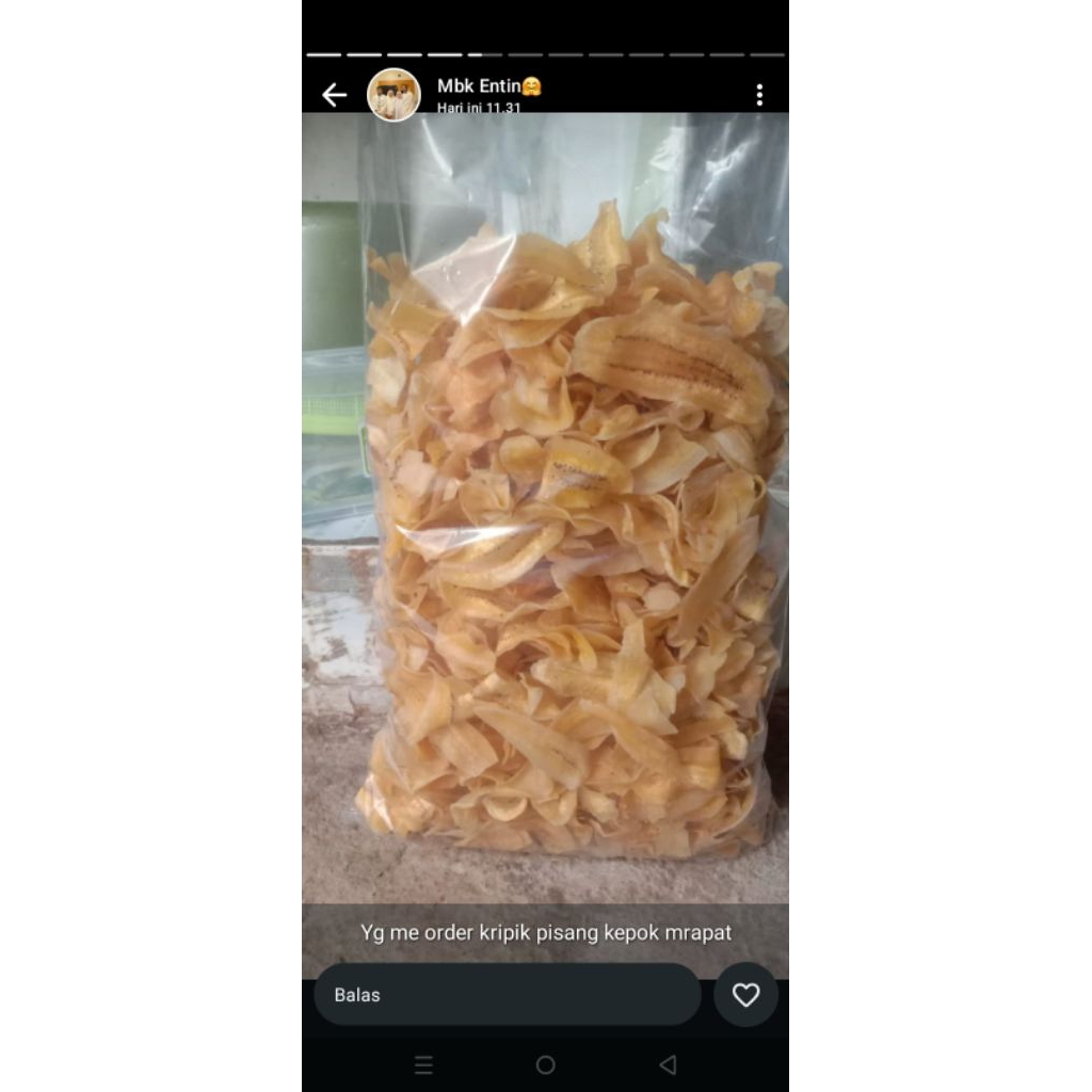 

kripik pisang kepok