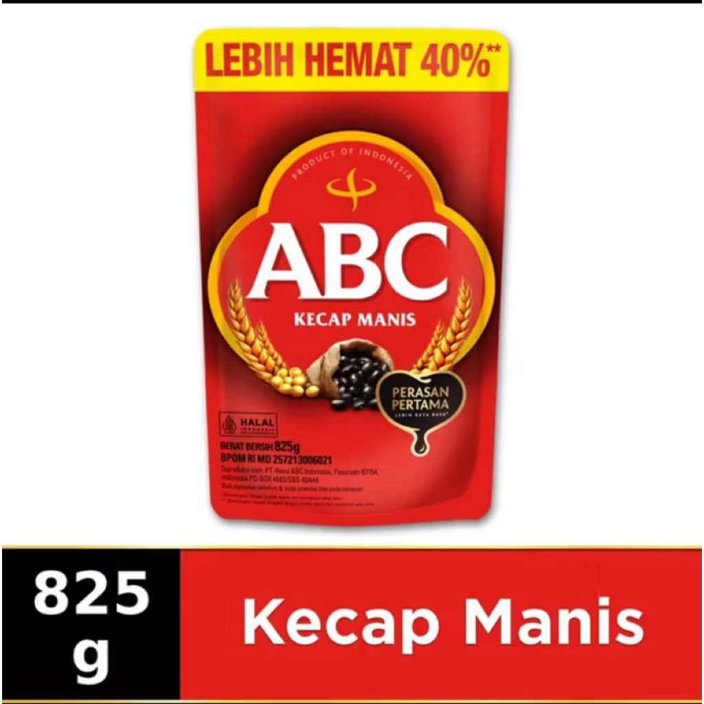

ABC Kecap Manis 825g – Perasan Pertama, Lebih Kaya Rasa & Lebih Hemat 40%