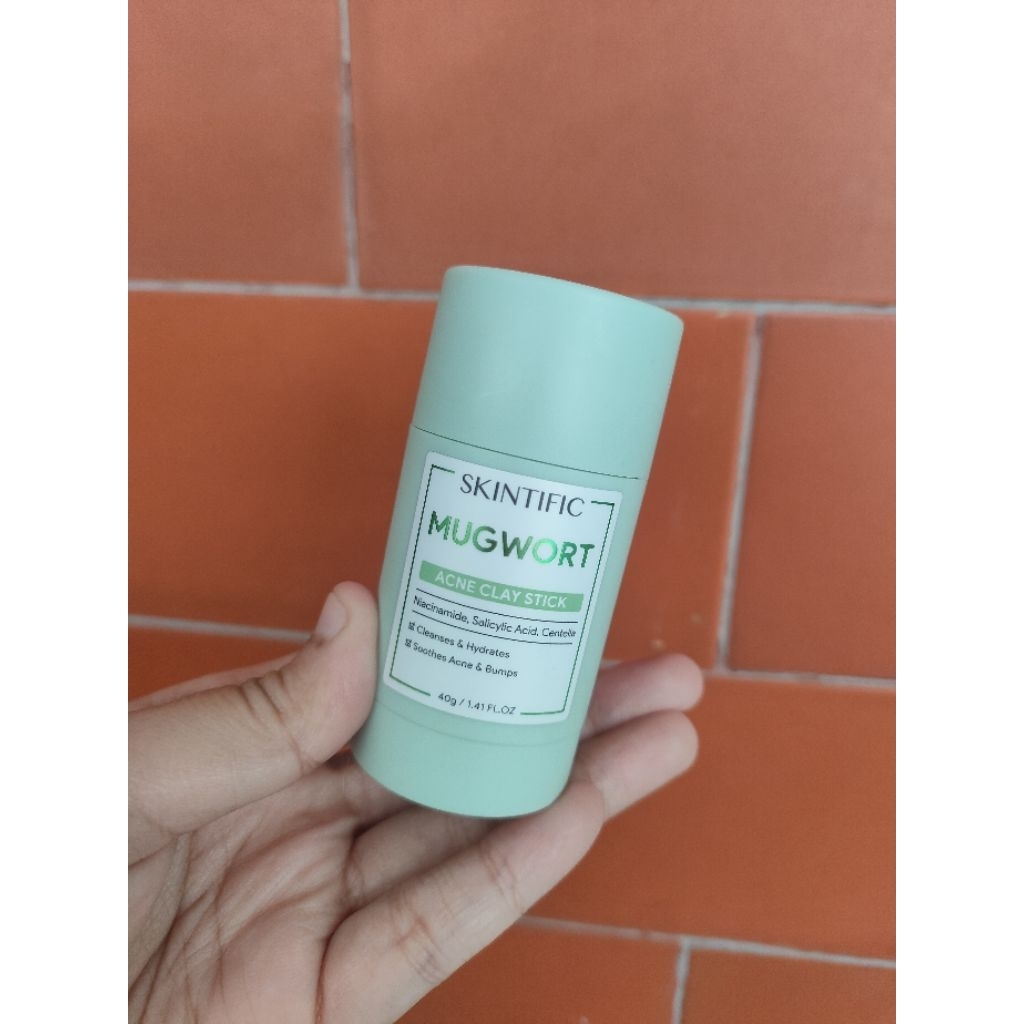 [PRELOVED] SKINTIFIC MUGWORT ACNE CLAY MASK STICK