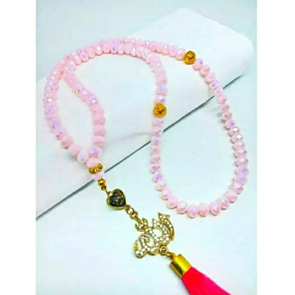 TASBIH CRYSTAL MEWAH LOVE ALLAH • ORIGINAL CZECH