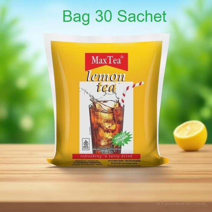

Max Lemon Tea BAG 30pcs teh lemon rasa lemon segar