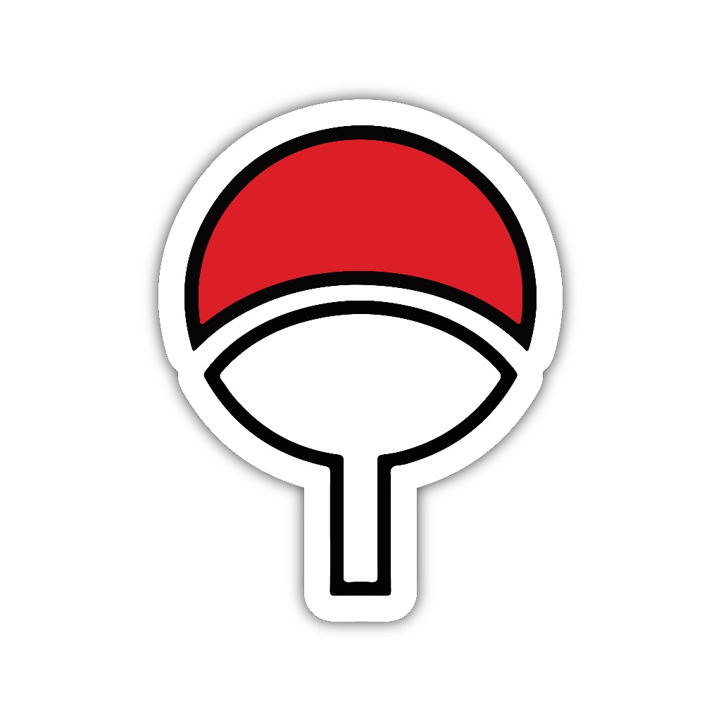 

ZV102 sticker uciha karakter kartun anime aesthetic, stiker vinyl satuan