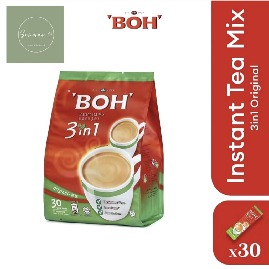 

[Bisa COD] TEH BOH 3 IN 1 INSTANT TEA MIX ORIGINAL TEH TARIK MALAYSIA TERBARU BEST SELLER TERLARIS ADA DISKON SALE