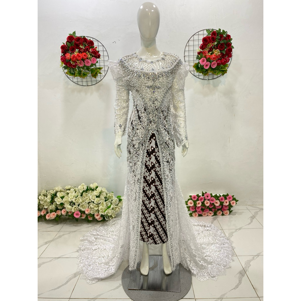 KEBAYA AKAD EKOR LEBAR JUMBO PREMIUM