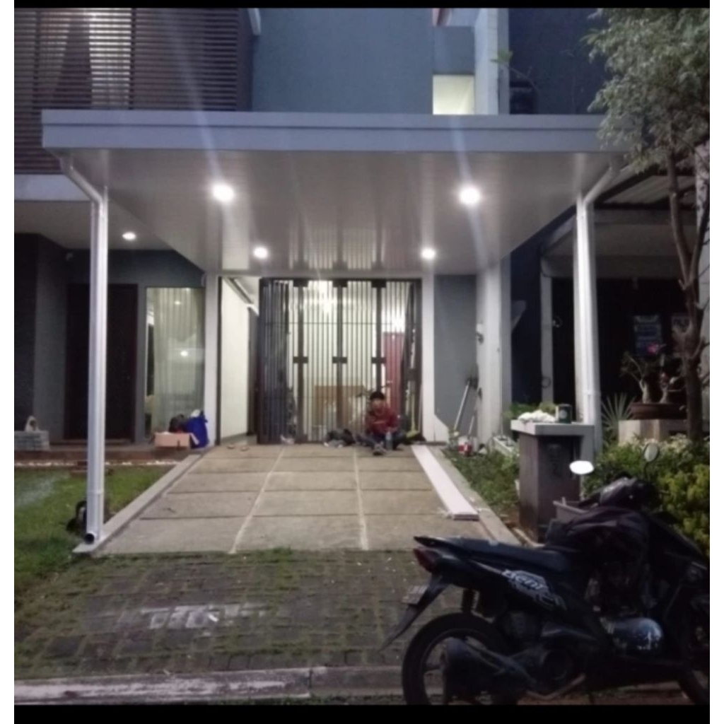 kanopi plafon pvc+atap alderon