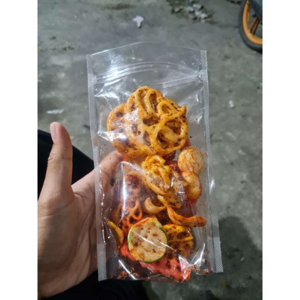

Basreng, Kerupuk Jabl**, Kerupuk Rafael isi 200 gram
