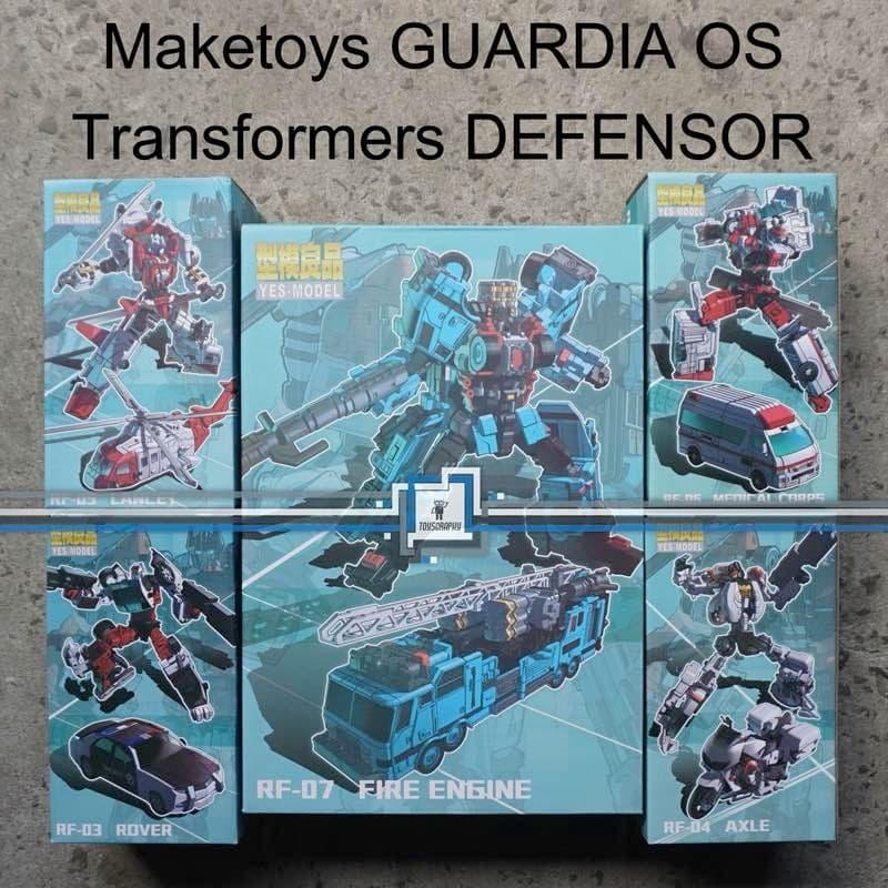 Yes Model DEFENSOR Transformers Combiner Maketoys Guardia YM Defensor
