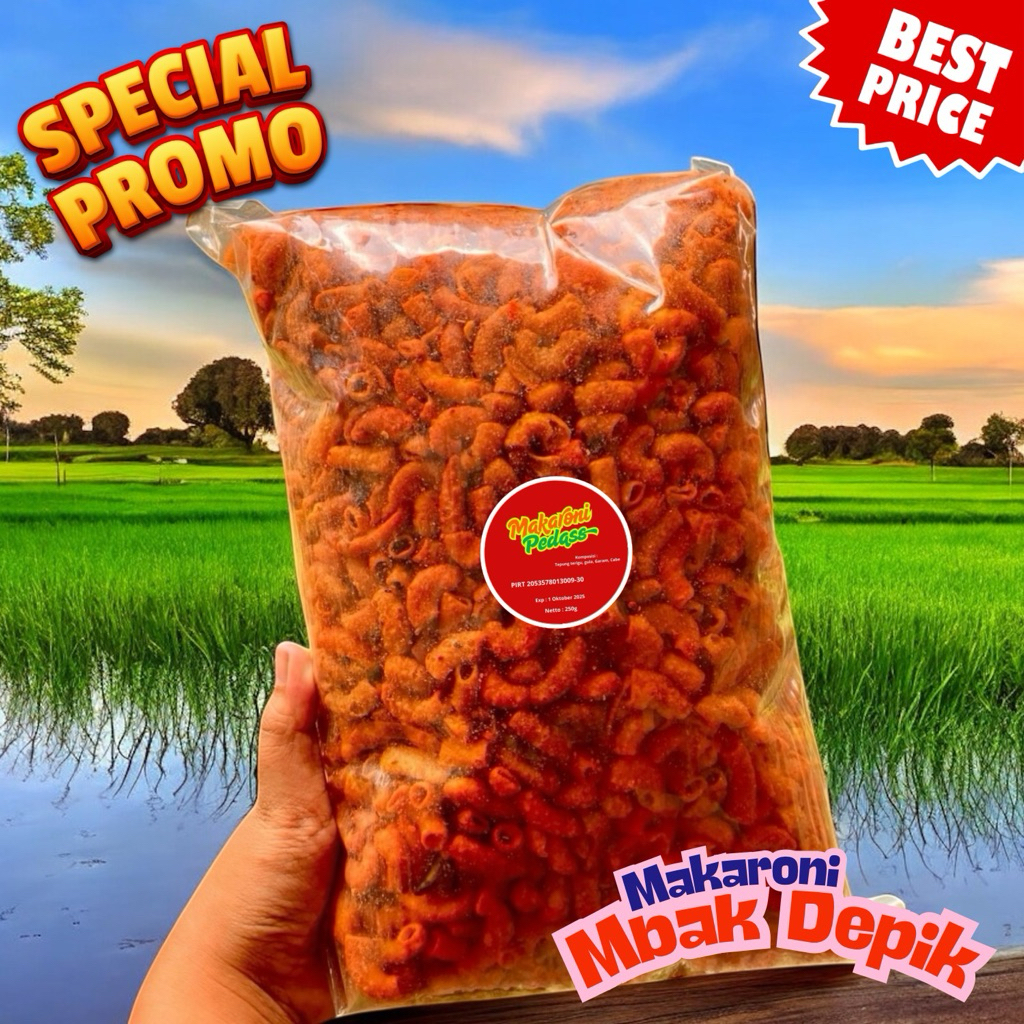 

Makaroni Ekstra Pedas Khas Surabaya – Ukuran 250gr