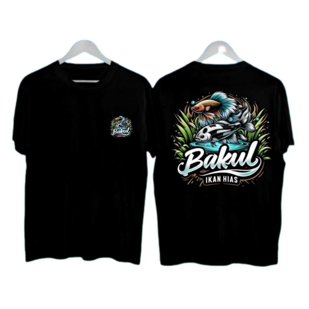 KAOS BAKUL IKAN HIAS//KAOS PEDAGANG IKAN