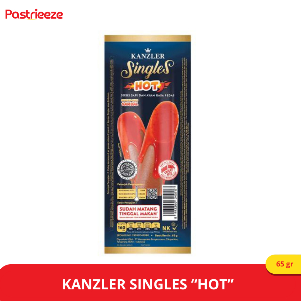 

KANZLER SINGLES HOT - 65gr