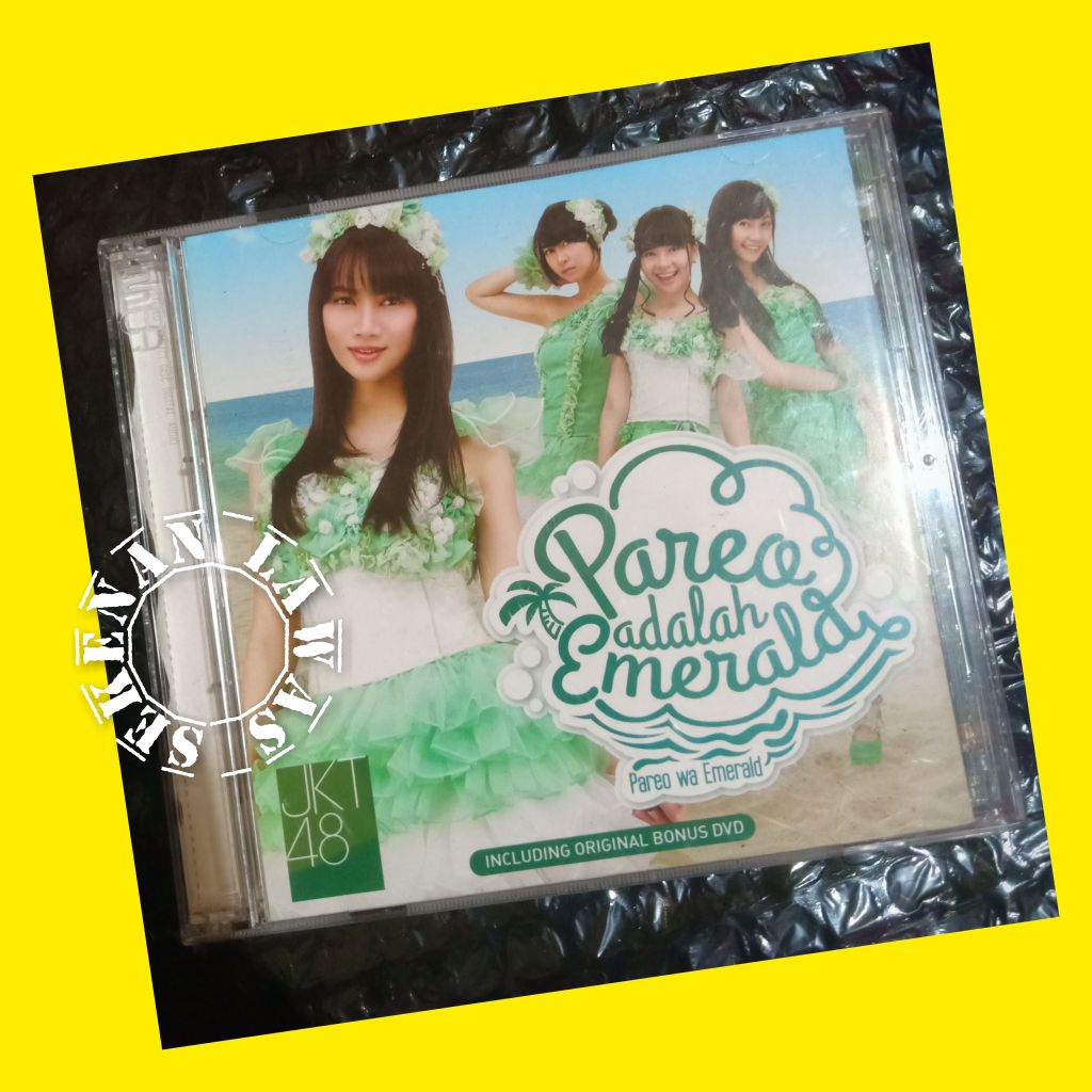 CD JKT 48 - Pareo Adalah Emerald (Hanya CD Tanpa DVD) / Mulus