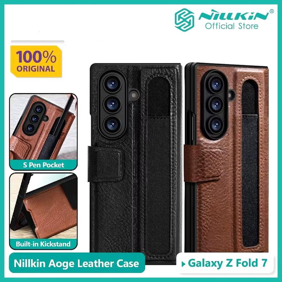 Case Samsung Z Fold 7 Nillkin Aoge Leather Cover case