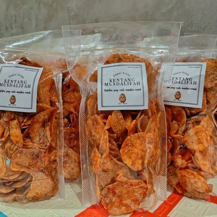 

KENTANG MUSDALIFAH 100gr Kentang Mustofa Pedas Manis Balado Dapur Sinda
