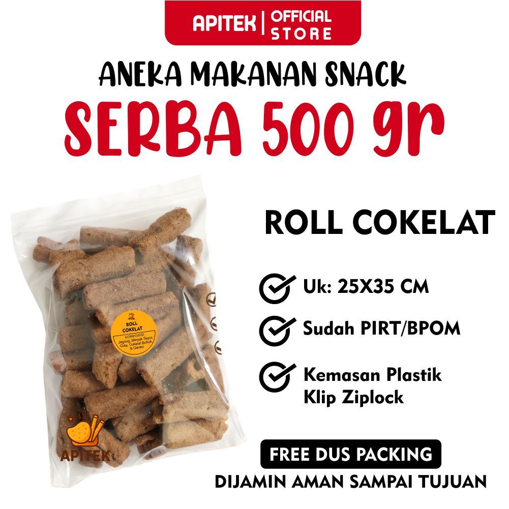 

SNACK KILOAN TERLENGKAP 500 GRAM makanan ringan jajanan cemilan camilan pedas asin gurih manis murah