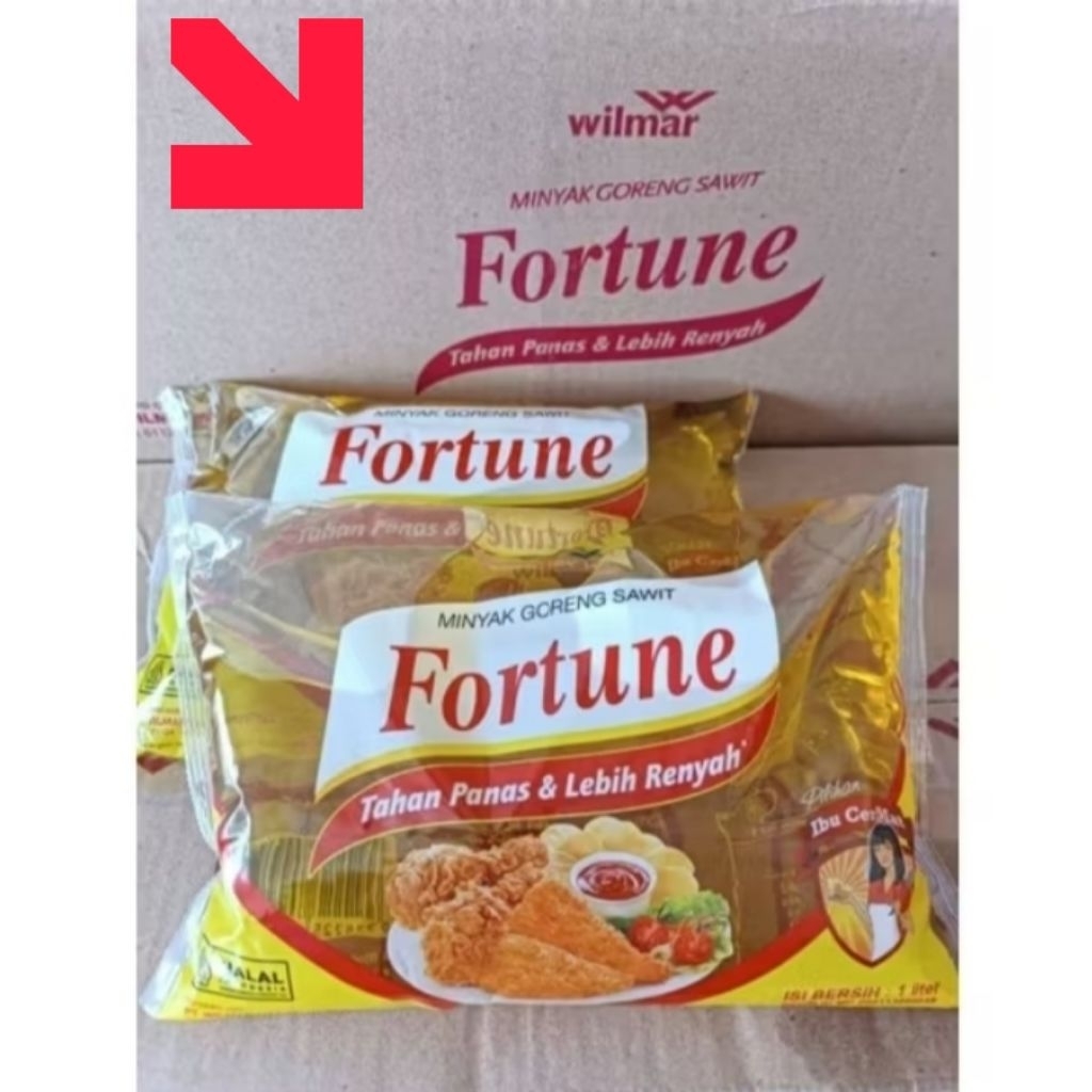 

Minyak Goreng Fortune Bantal 1 liter