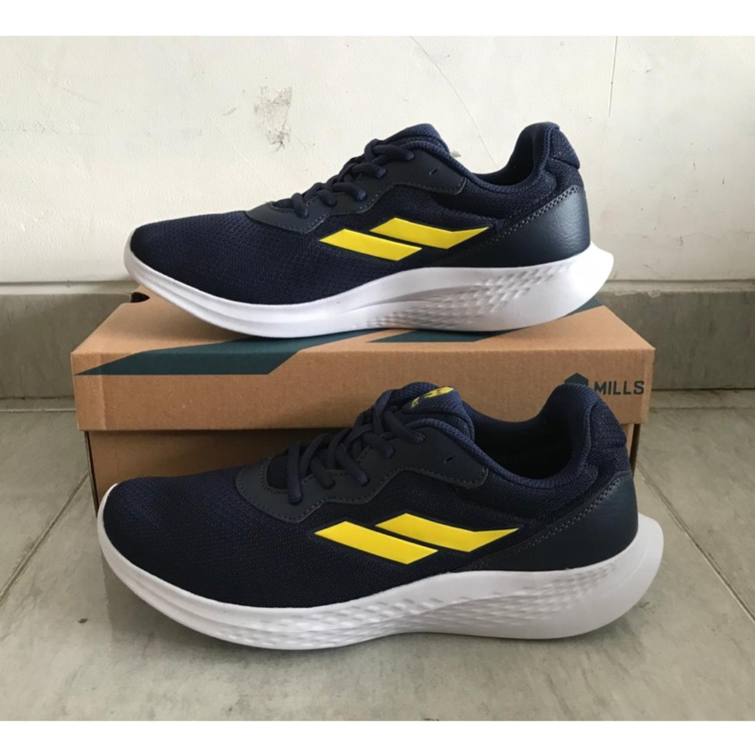 Sepatu Lari Running Mills Specter - Sepatu Lari Running Original - Sepatu Lari Running Mills - Navy 
