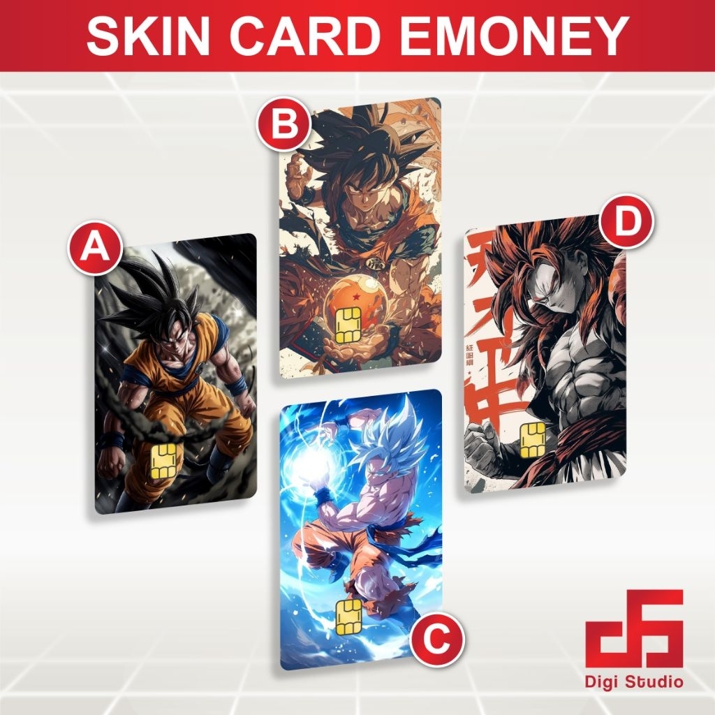 

Digi Studio - Skin Card Son Goku - Emoney / Flazz / ATM / Credit Card