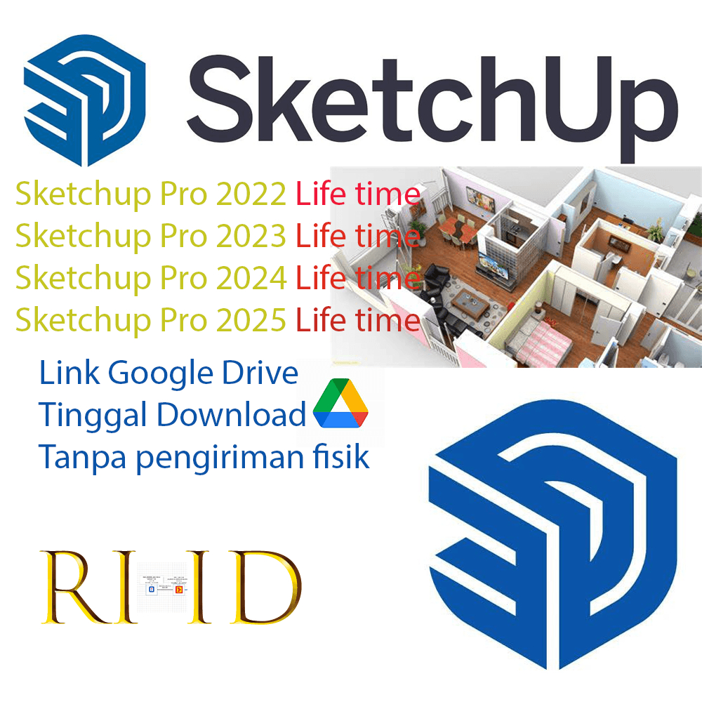 Sketchup Pro 2022 2023 Full Permanent Garansi