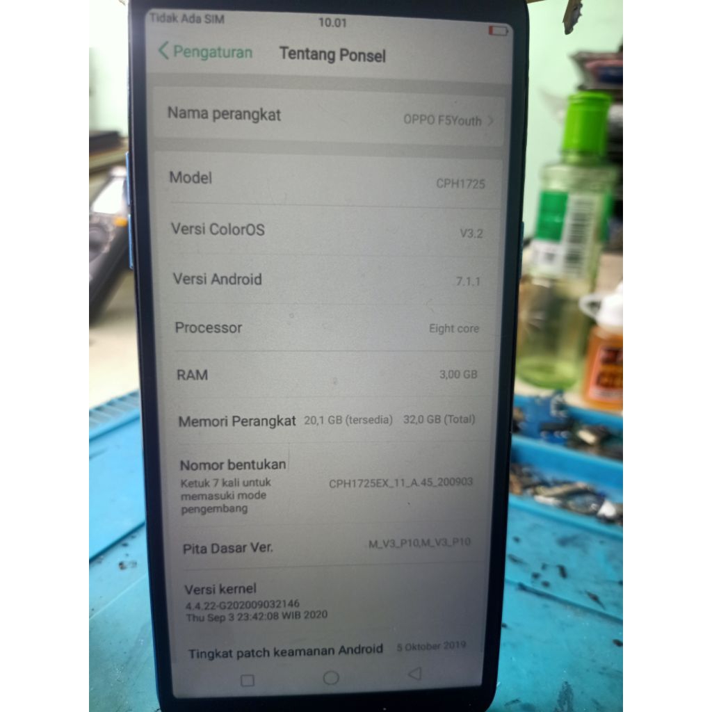 mesin Oppo F5 Youth cph1725 Ram 3/32