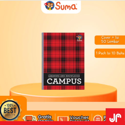 

SUMA BUKU TULIS 1 PAK/ BUKU TULIS KAMPUS 50LEMBAR 1PAK/ BUKU TULIS CAMPUS BOXY