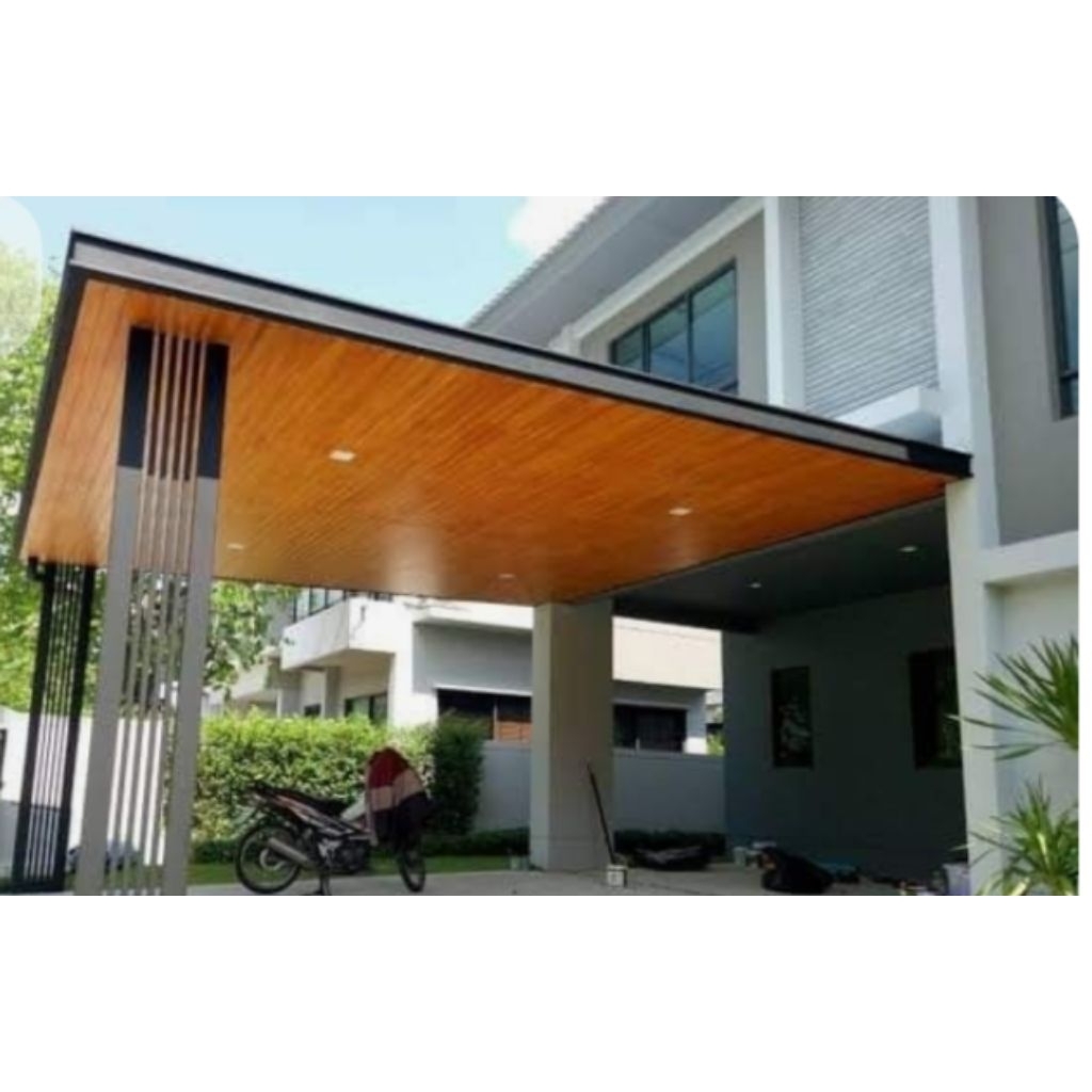 kanopi besi dengan asesoris pvc