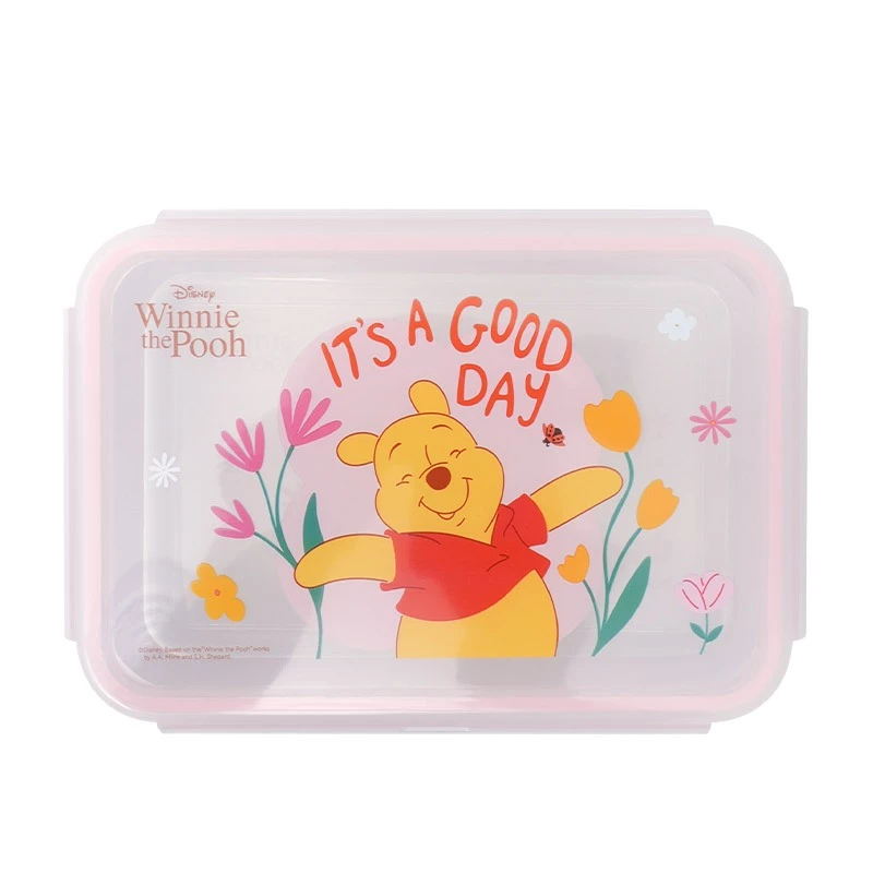 Solo Corner Disney Series Winnie the Pooh Lunch Food Box Food Storage 900ml Tempat Makan Karakter Di