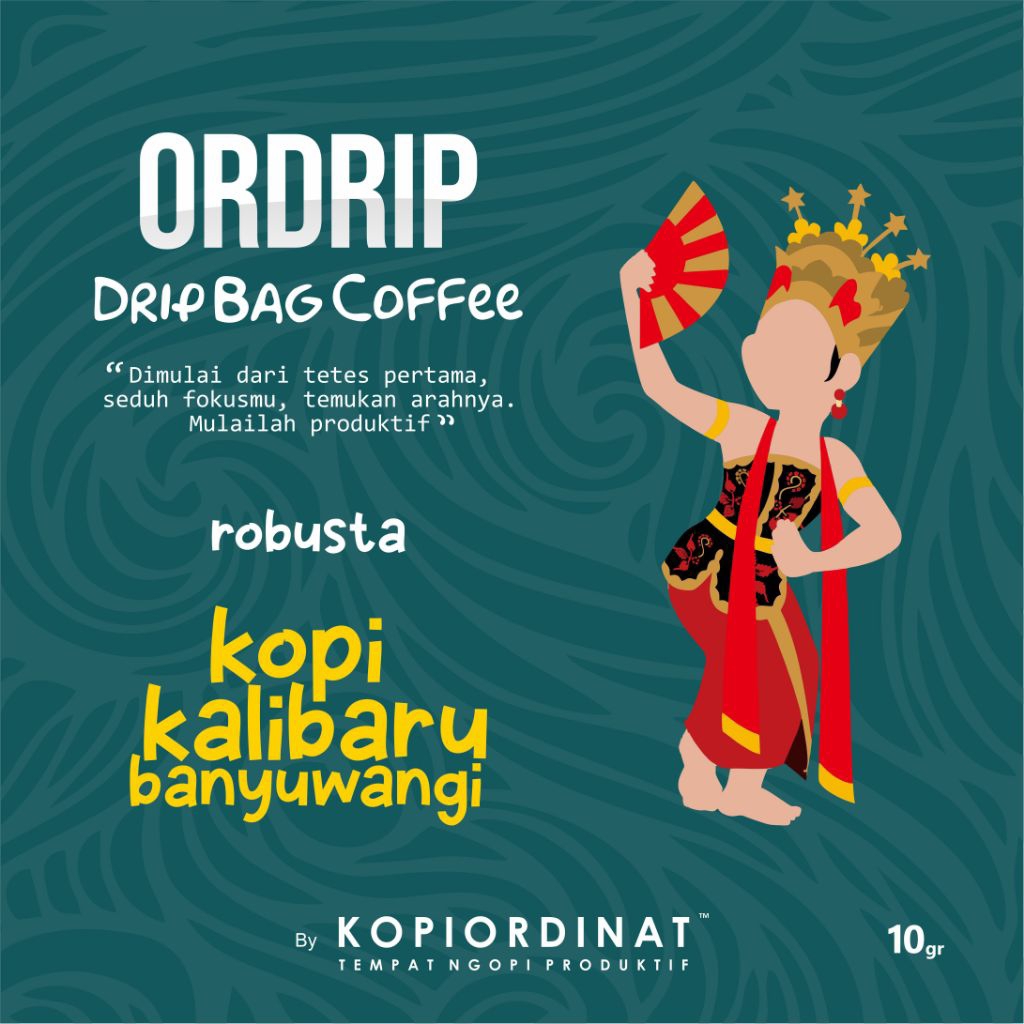 

Forcysn Kopi Drip Bag Paket 4 Sachet - Ordrip Robusta Kali Banyuwangi