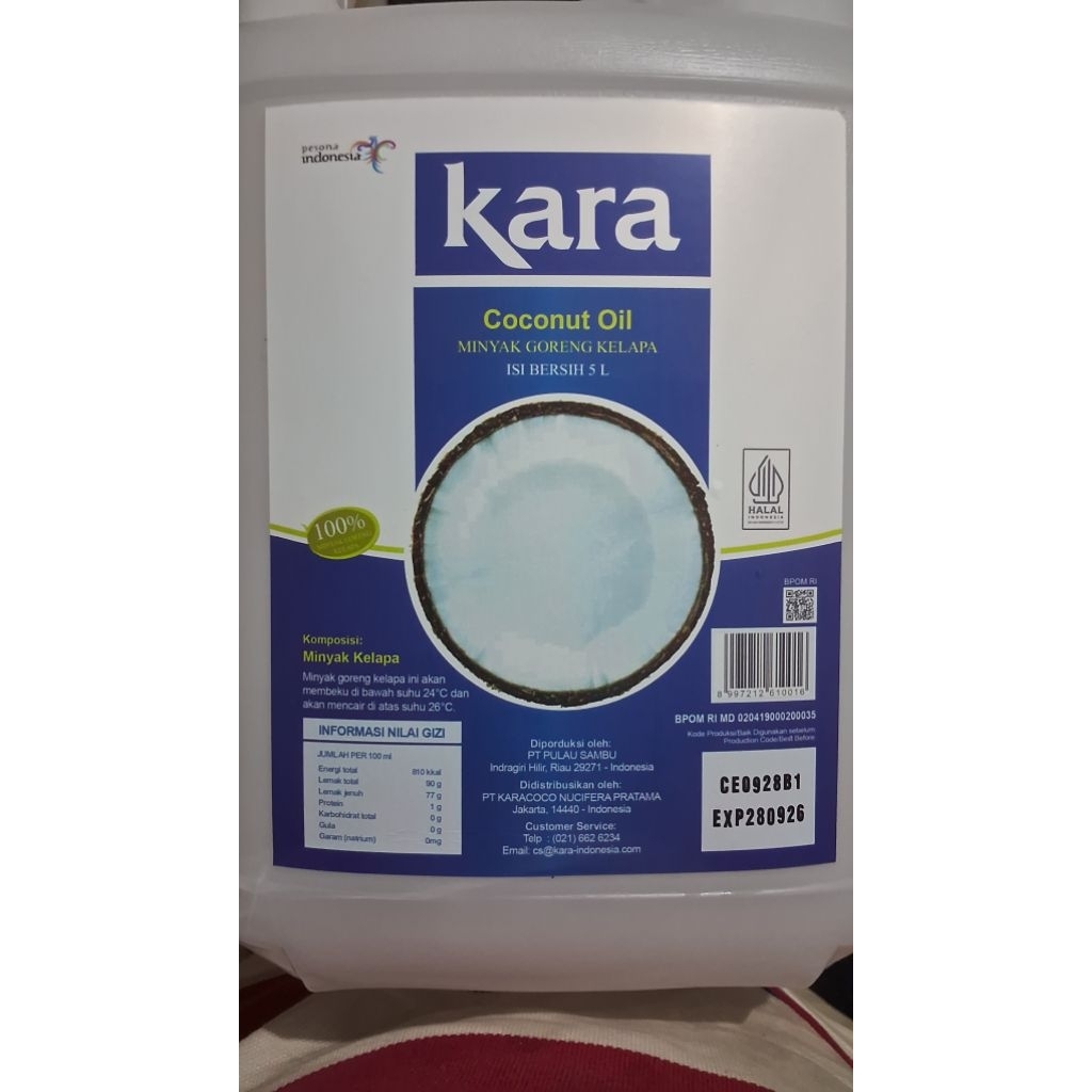 

Kara Minyak Kelapa 1 Liter (repack botol) - Minyak Goreng Kelapa/Minyak Klentik Bukan VCO