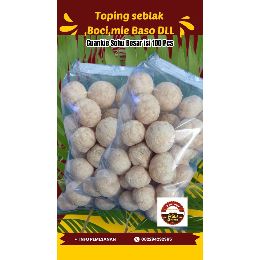 

Cuankie Sohu Besa isi100pcs
