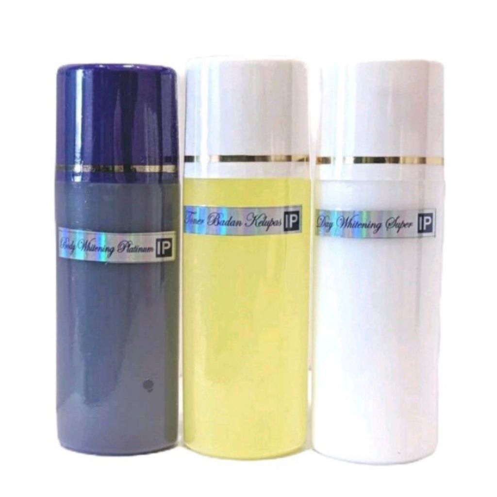(Paket 3in1) Paket Body Whitening Platinum | Body Whitening Platinum | Day Whitening Super | Toner B
