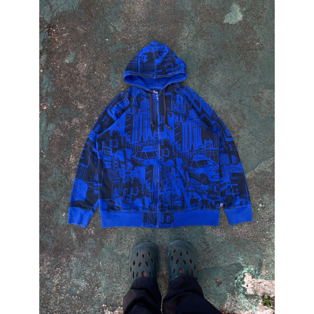 Hoodie Stussy all over print • Stussy aop • Stussy full print • Stussy Rare item