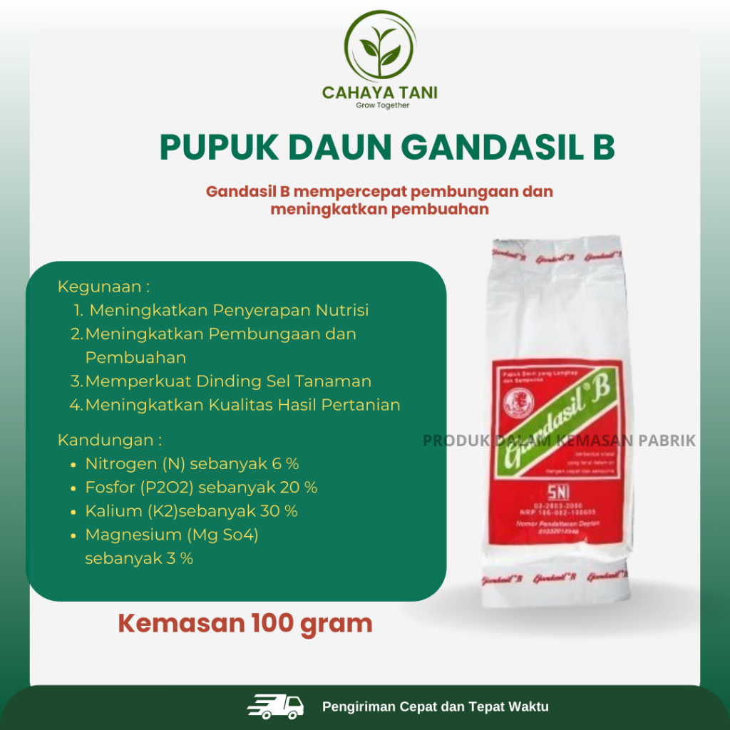PUPUK GANDASIL B / Pupuk Gandasil B