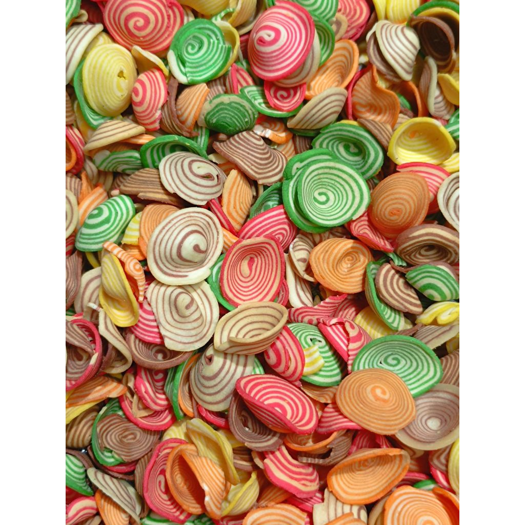 

BARU.. Kuping gajah mini / kuping tikus warna warni camilan manis renyah enak