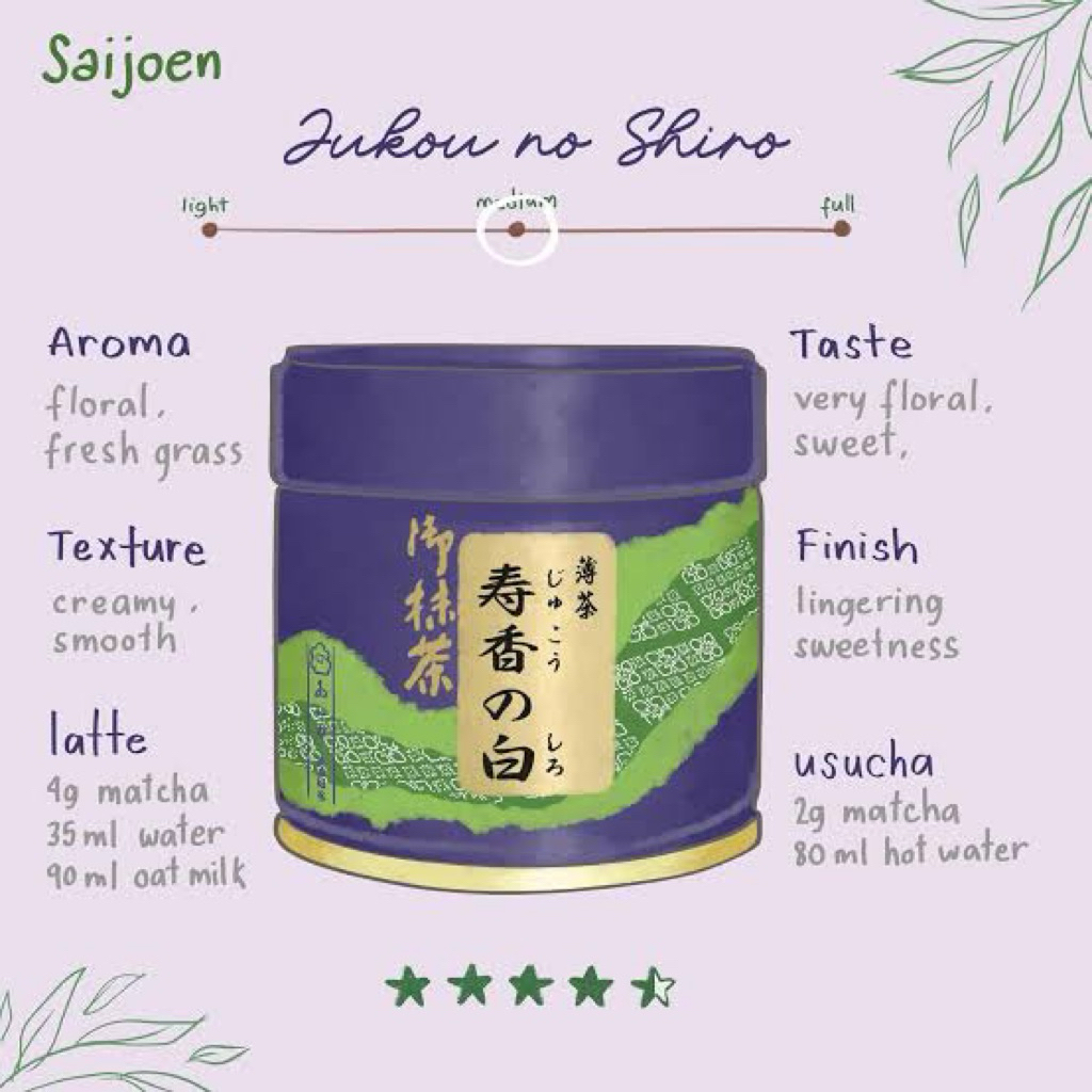 

SAIJOEN matcha powder (READY)