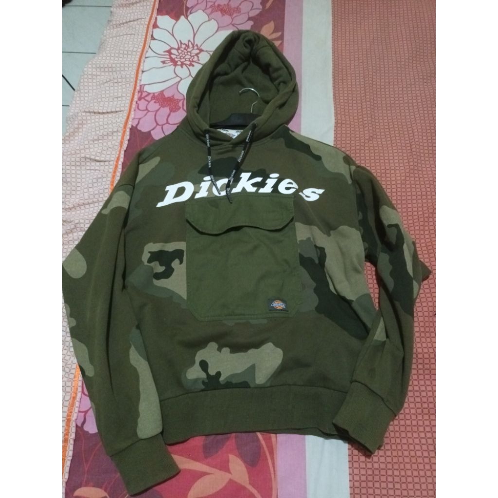 HOODIE DICKIES CAMO HIJAU SIZE S FIT M ( P 65 x L 58-59 )